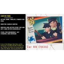 Car 99 (1935) dvd r Charles Barton Fred MacMurray, Guy Standing, Ann Sheridan