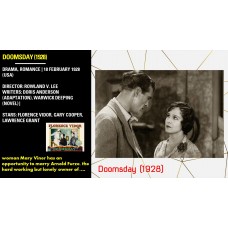 DOOMSDAY (1928)  STARS: FLORENCE VIDOR, GARY COOPER, LAWRENCE GRANT   DIRECTOR: ROWLAND V. LEE