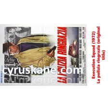 POSTER La polizia ringrazia (original title)  Execution Squad (1972) SIZE A4