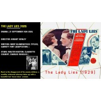 The Lady Lies (1929) Dir Hobart Henley Stars: Walter Huston, Claudette Colbert  w
