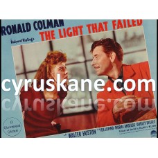 POSTER The Light That Failed (1939)  SIZE A4