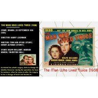 The Man Who Lived Twice (1936) Dir Harry Lachman Ralph Bellamy, Marian Marsh  w
