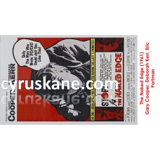 POSTER The Naked Edge (1961)  SIZE A4