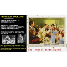 The Thrill of Brazil (1946) Evelyn Keyes, Keenan Wynn, Ann Miller Sylvan Simon  w