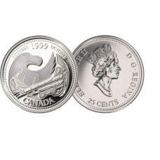 Canada 1999 25 cents Millenium Series Canadian Quarter circulated