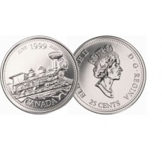 Canada 1999  25 cents  Millenium Series Canadian Quarter circulated