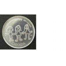 Canada 1999  25 cents  Millenium Series Canadian Quarter circulated