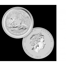 Perth Mint Lunar Rabbit Silver 1 OZ 2011 Encapsulated