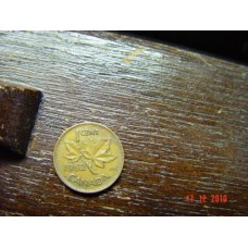 Canada 1 cent -penny- coin  1952   Circulated 3.24 g 19.05 mm ( 3⁄4 inch), round 98% copper